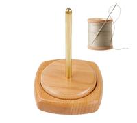 Yarn Holder for Knitting,Rotating Storage Organizer | Wooden Yarn Spool Rack with Smooth Bearing - for Adults Beginners Embroidery Knitting Lovers Crochet Craft