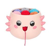 Yarn Holder, Large Storage Box with Cartoon Design | Yarn Dispenser - for Women Beginners Craftsmen Knitting and Crochet