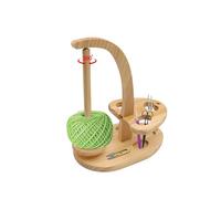 Yarn Holder Magnetic for Crocheting - Yarn Spinner Sewing Spindle, Rotating Wooden Wool Ball Holder with Knitting Accessories Organizer, Suitable for Knitting Crochet Lovers, Mother