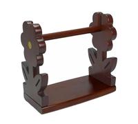 Yarn Holder, Wooden Yarn Holder Dispenser for Crocheting, Wooden Spindle Dispenser Rack Stand Art Craft Tool for Women Mother Knitters Crocheters Enthusiasts Knitting Lovers