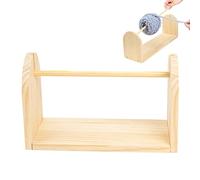 Yarn Holder - Yarn Yarn Spindle, Wood Thread Organizer | Versatile Crochet Thread Holder, Swirl Mechanism, Rotating Yarn Ball Holder for Knitting, Embroidery e