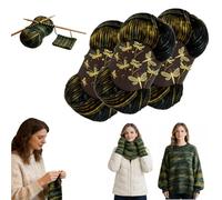 Yarn, Iridescent Shimmer Yarn: A Touch of Magic in Every Stitch, Soft Each 100g, Crochet Starter Kit, Subtle That Changes with The Light, Loved by Knitters & Crocheters Alike(3)