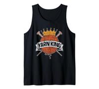 Yarn King Knit Knitter Hobby Knitting Tank Top