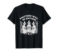 Yarn Knitting Crochet Hoarder Witch Halloween Crocheting T-Shirt
