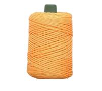 Yarn Knitting Material Handmade DIY Hook Cushion 3mm Crochet Yarn Hand Bag Beginners(Yellow)