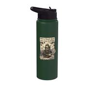 Yarn Lover Frog Japanese Art Style Graphic Design Stainless Steel Insulated Water Bottle