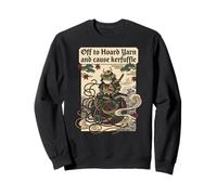 Yarn Lover Frog Japanese Art Style Graphic Design Sweatshirt