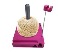 Yarn Organizer - Wool Spool Holder, Knitting Accessories Container, Transparent Case Versatile, Easy To Carry | 18x18x2 1cm Girls Crochet Knitting Machines Housework Travel, hot pink, Se référer au