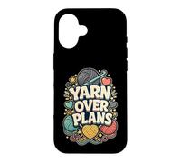 YARN OVER PLANS Crochet Knitting Time Case for iPhone 16