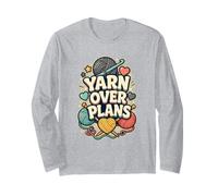Yarn Over Plans Crochet Knitting Time Long Sleeve T-Shirt