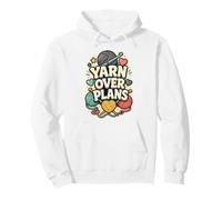 YARN OVER PLANS Crochet Knitting Time Pullover Hoodie