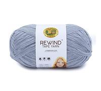 Yarn Rewind Arctic ICE | Bulky Flat Tape Yarn, Soft Fiber for Knit & Crochet, Summer Bags, Hats, Tops, Beach Cardigans, Shawls