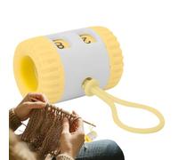 Yarn Row Counter, Knitting Counting Machine, Portable Craft Accessory with Compact Feature, Comfortable Handwork Gear Set, Modern Style for Crochet Embroidery Felting Weaving Knitting