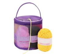 Yarn Storage Organizer - Portable Bag,Crocheting Project Tote | for Yarn Needles Crochet Supplies Accessories Women Knitters Crocheters
