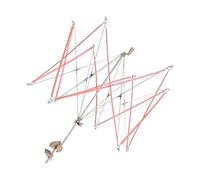 Yarn Swift, Foldable Umbrella Design, 60cm, Crochet Yarn Holder, Knitting Accessories Winder, Adjustable Structure, Lightweight, for Embroidery and Weaving Projects