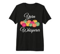 Yarn Whisperer Funny Knitting Crochet Knit Graphic Gift Premium T-Shirt
