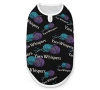 Yarn Whispers Dog Shirts Summer Pet Clothes Comfort T-Shirts Vest Sleeveless Tank Top for Cats Dogs XL