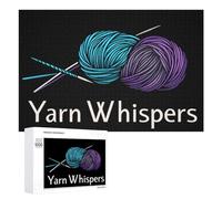 Yarn Whispers Wooden Jigsaw Puzzles for Adults Intelligent Games Home Decor Artwork for Home Office 1000 PCS