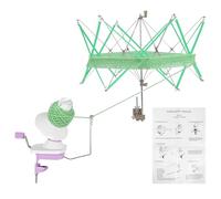 Yarn Winder and Swift, Wool Winder and Yarn Spinner, Hand Operated Ball Winder & Umbrella Swift Combo Set for Crocheting & Knitting, The Helper Essential Tool for Crafting Enthusiast