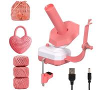Yarn Winder Electric, Wool Winder for Crocheting, Large Yarn Winder for Crocheting with USB Cable, 4-10oz Large Capacity, The Helper for Wool Collection Lovers for Knitting Lovers