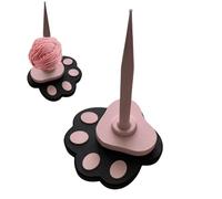 Yarn Winder for Crocheting | Cute Cat Paw Design Thread Winder | Cat Paw Design Manual Thread Holder for Weaving Tufting Crafting Crocheting Embroidery Beginner Women Men Professional