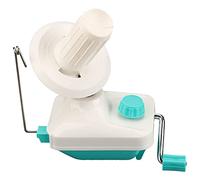 Yarn Winder Green Manual Operation Yarn Ball Winder Low Noise Portable Metal Plastic Wool Winder with Adjustable Clip for Home and School Use