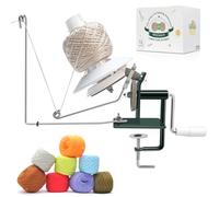 Yarn Winder, Yarn Ball Winder, Large 15 oz and Easy-to-Install Yarn Cake Winder Efficiently Make Yarn Cake, Sturdy Metal and ABS Yarn Winder for Crocheting,The Helper for Knitting Enthusiast