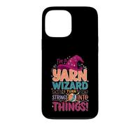 Yarn Wizard Turn Strings Into Things Knitting Crochet Case for iPhone 13 Pro Max