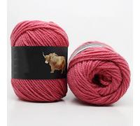 yarn,yarn for crocheting, Worsted Middle Thick Thread Blended Soft Merino Wool Yarn Yak Cashmere for Hand Knitting 3.5 mm Crochet Needle 100g/ball(Number 23)