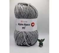 YarnArt Alpine Alpaca Yarn, Soft and Warm Alpaca Blend, 150g, Beige, Chunky Weight for Knitting and Crochet (1447)