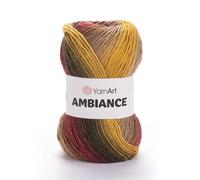 YarnArt Ambiance Gradient Yarn - Soft, Multicolored, Self-Striping Knitting & Crochet Yarn for Shawls, Blankets, Sweaters & DIY Craft Projects, 100g (250m) (169)