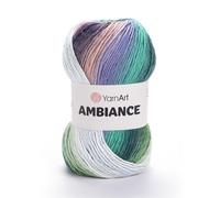 YarnArt Ambiance Gradient Yarn - Soft, Multicolored, Self-Striping Knitting & Crochet Yarn for Shawls, Blankets, Sweaters & DIY Craft Projects, 100g (250m) (166)