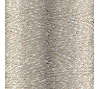 YarnArt Camellia Metallic Shimmer Fine Yarn - Polyester & Metallic Thread for Crochet, Embroidery & Jewelry Making - 20g & 50g Skeins, 192m (Beige, 50g Skein)