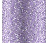 YarnArt Camellia Metallic Shimmer Fine Yarn - Polyester & Metallic Thread for Crochet, Embroidery & Jewelry Making - 20g & 50g Skeins, 192m (Purple, 50g Skein)