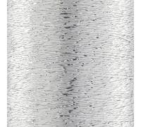 YarnArt Camellia Metallic Shimmer Fine Yarn - Polyester & Metallic Thread for Crochet, Embroidery & Jewelry Making - 20g & 50g Skeins, 192m (Silver, 50g Skein)