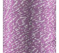 YarnArt Camellia Metallic Shimmer Fine Yarn - Polyester & Metallic Thread for Crochet, Embroidery & Jewelry Making - 20g & 50g Skeins, 192m (Mulberry Silver, 50g Skein)