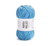 YarnArt Cotton Fusion - 100% Cotton Multicolor Yarn for Knitting & Crochet - Soft & Lightweight Summer Yarn - 3.52 Oz (100g), 246 Yards (225m) - Ideal for Accessories & DIY Projects (3641)