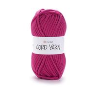 YarnArt Crochet Knitting Cord Yarn - Home Decoration for Baskets, Mats, Rugs, Underpads, Cushions, Blankets, Bags, Cat - Dog Beds - Super Bulky(6) - 8.80 Oz - 80 Yard - 1 Skein (771- RASPERRY)