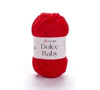 Yarnart Dolce Baby Yarn Blanket amigurumi Crochet Yarn 50 gram (1.76 oz) 93 Yards (748 Medium Moyen Medio Chenille Velvet
