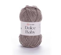 Yarnart Dolce Baby Yarn Soft Chenille Velvet Medium Blanket Amigurumi Crochet Yarn 50g (1.76oz) 93 Yards (754ft)