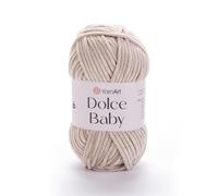Yarnart Dolce Baby Yarn Soft Chenille Velvet Medium Yarn Blanket Amigurumi Crochet 50g (1.76oz) 93 Yards (771ft)