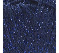 YarnArt Elegance Sparkly Yarn - Metallic Cotton Blend, Fine Sport for Knitting & Crochet, Lightweight Thread for Shawls & Sweaters, 5-Pack, 50g Each (130m), Navy Blue - (5, 105)