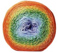 YarnArt Flowers - Gradient Cotton Acrylic Blend, 250g (8.8 oz), 1094 yds, Lightweight Sport Yarn for Crochet, Knitting, Shawls, Summer Projects (255)