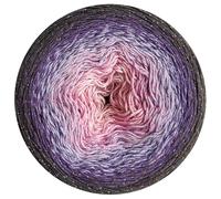 YarnArt Flowers Moonlight Glitter Cotton Yarn, Weight 9.17oz Length 1093 Yards Rainbow Crochet, Metallic Lurex Handknit Shiny, Silvery Cake, Multicolor Cotton,Rainbow Crochet (3276)