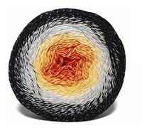 YarnArt Flowers Moonlight hilo de algodón con purpurina, peso 260 g de longitud 1093 yardas, hilo deportivo, ganchillo arco iris, tejido a mano de lúrex metálico, algodón multicolor - 3259