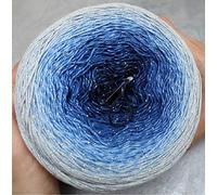 YarnArt Flowers Moonlight hilo de algodón con purpurina, peso 260 g de longitud 1093 yardas, hilo deportivo, ganchillo arco iris, tejido a mano de lúrex metálico, algodón multicolor - 3271