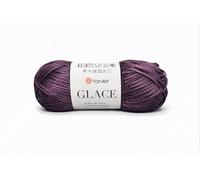 YarnArt Glace Yarn, 100g, 52% Acrylic 48% Polyamide Blend, Variegated Brown Beige (7302)