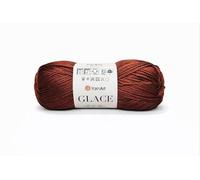 YarnArt Glace Yarn, 100g, 52% Acrylic 48% Polyamide Blend, Variegated Brown Beige (7303)