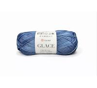 YarnArt Glace Yarn, 100g, 52% Acrylic 48% Polyamide Blend, Variegated Brown Beige (7308)