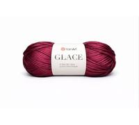 YarnArt Glace Yarn, 100g, 52% Acrylic 48% Polyamide Blend, Variegated Brown Beige (7315)